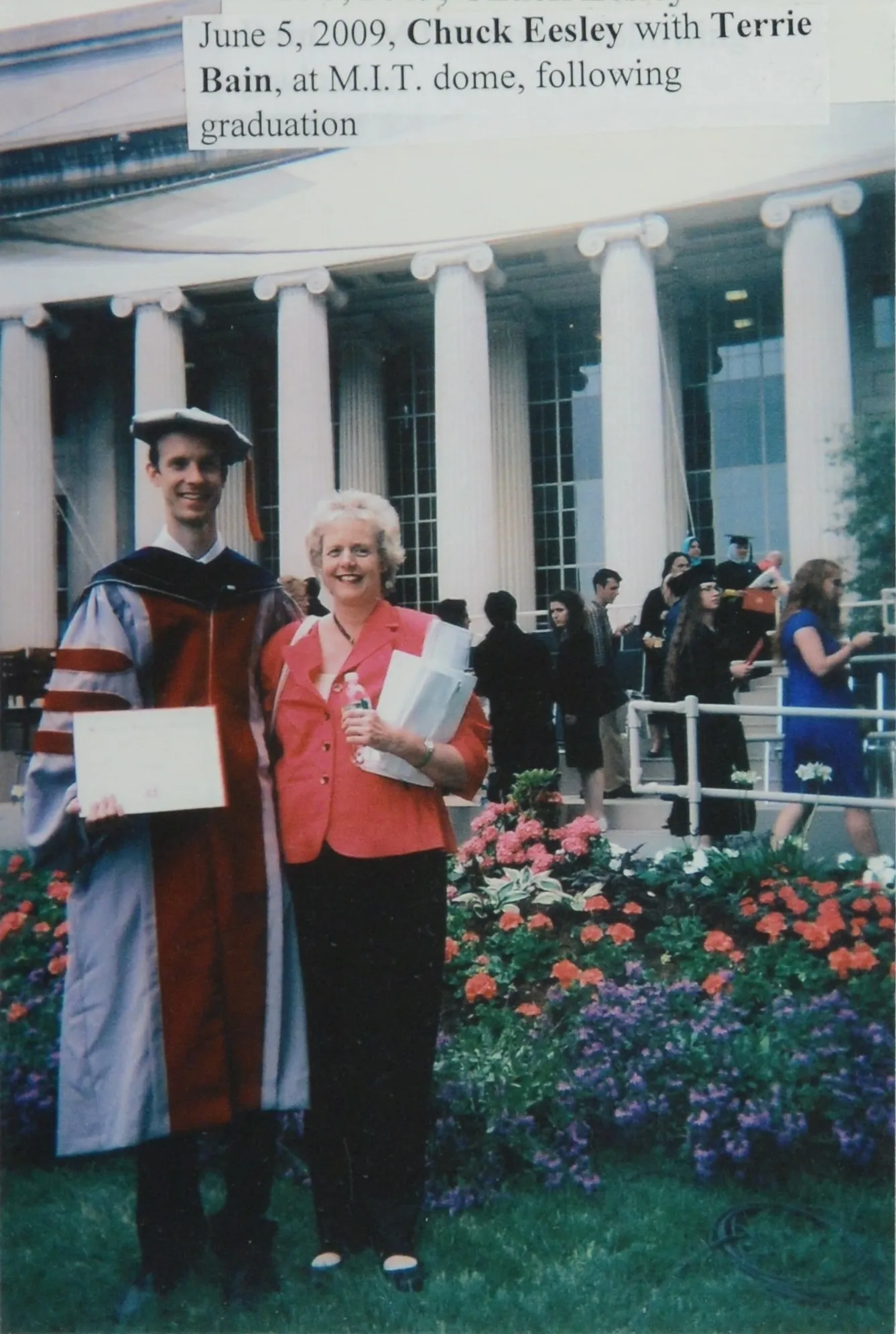 Chuck Eesley PhD graduation, M.I.T., 5 June 2009 — with Terrie