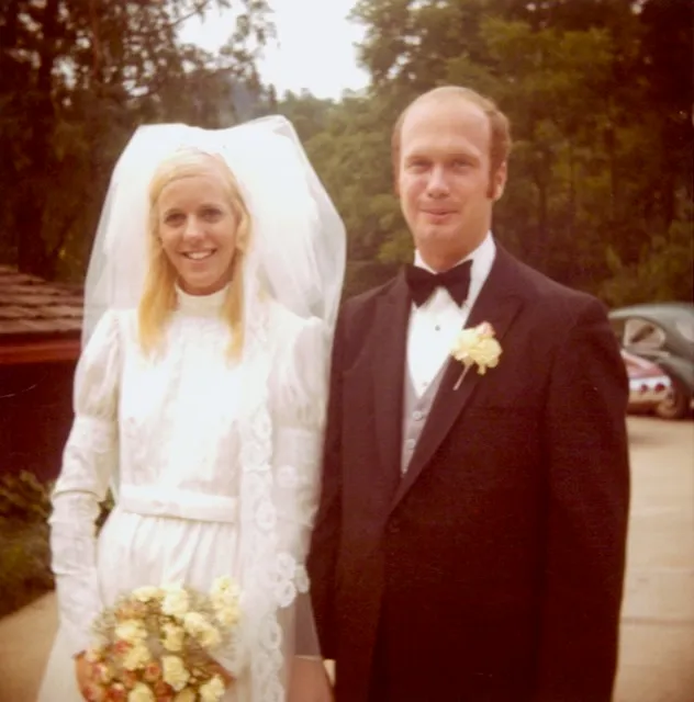 Charlie and Terrie on their wedding day — 15 August 1971