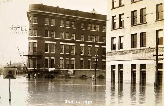 The 1937 Marietta Flood — Robert Earl Wildermuth's childhood at 413 Harmar Street — scan 1