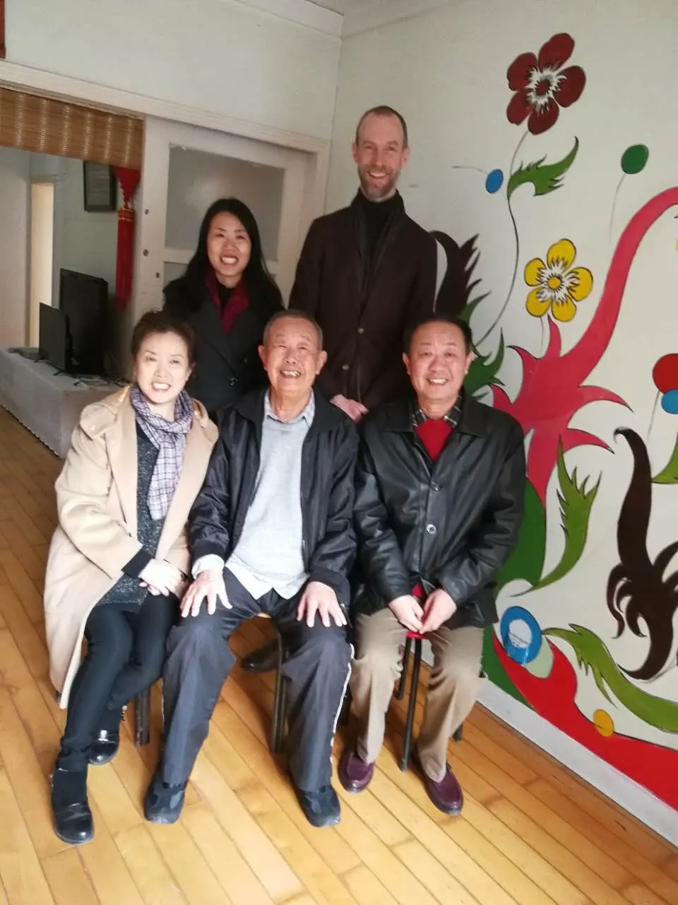 Visit with Zhaoxiang Zhou — Ling, Xun, Lijie, and Chuck