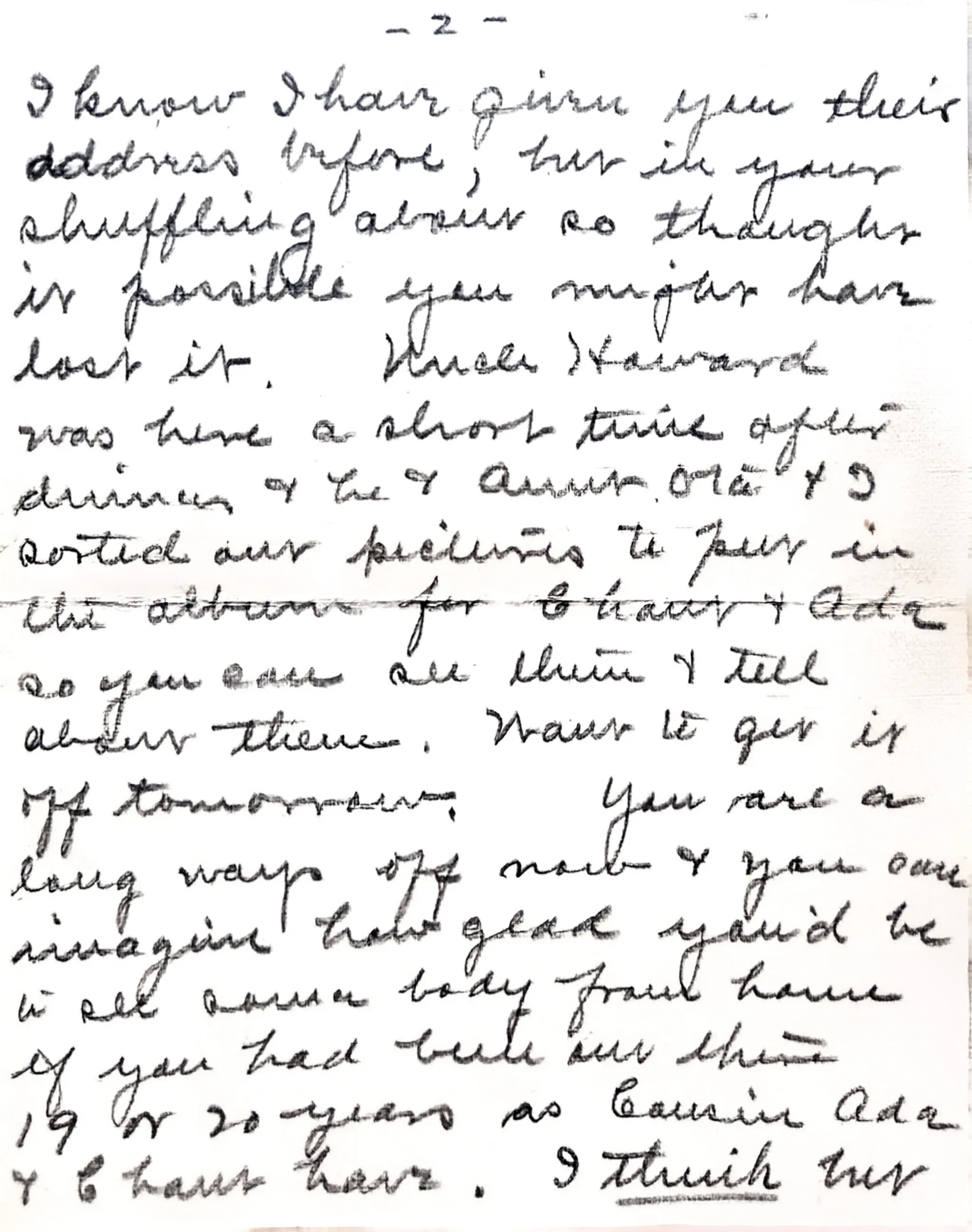 Letter from Lillie Dale to her son Len, 3 September 1922 — 'Wilbur's leg is that it isn't you' — scan 5