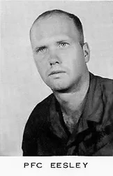 PFC EESLEY — Charlie's Army induction portrait, c. 1969