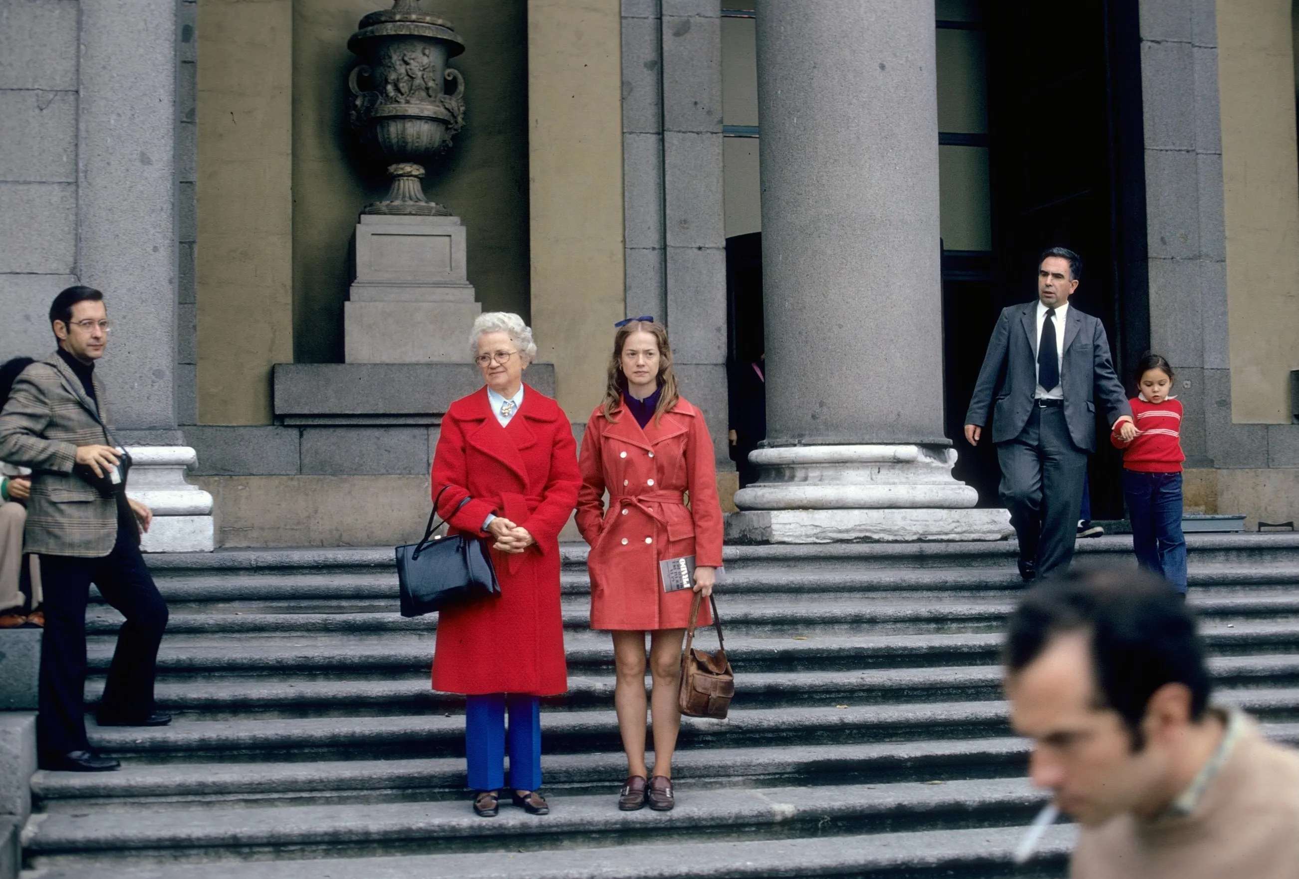 Anne Eesley and her mother Peggy in Madrid, c. 1972–1975 — Peggy visiting Anne during the Madrid years