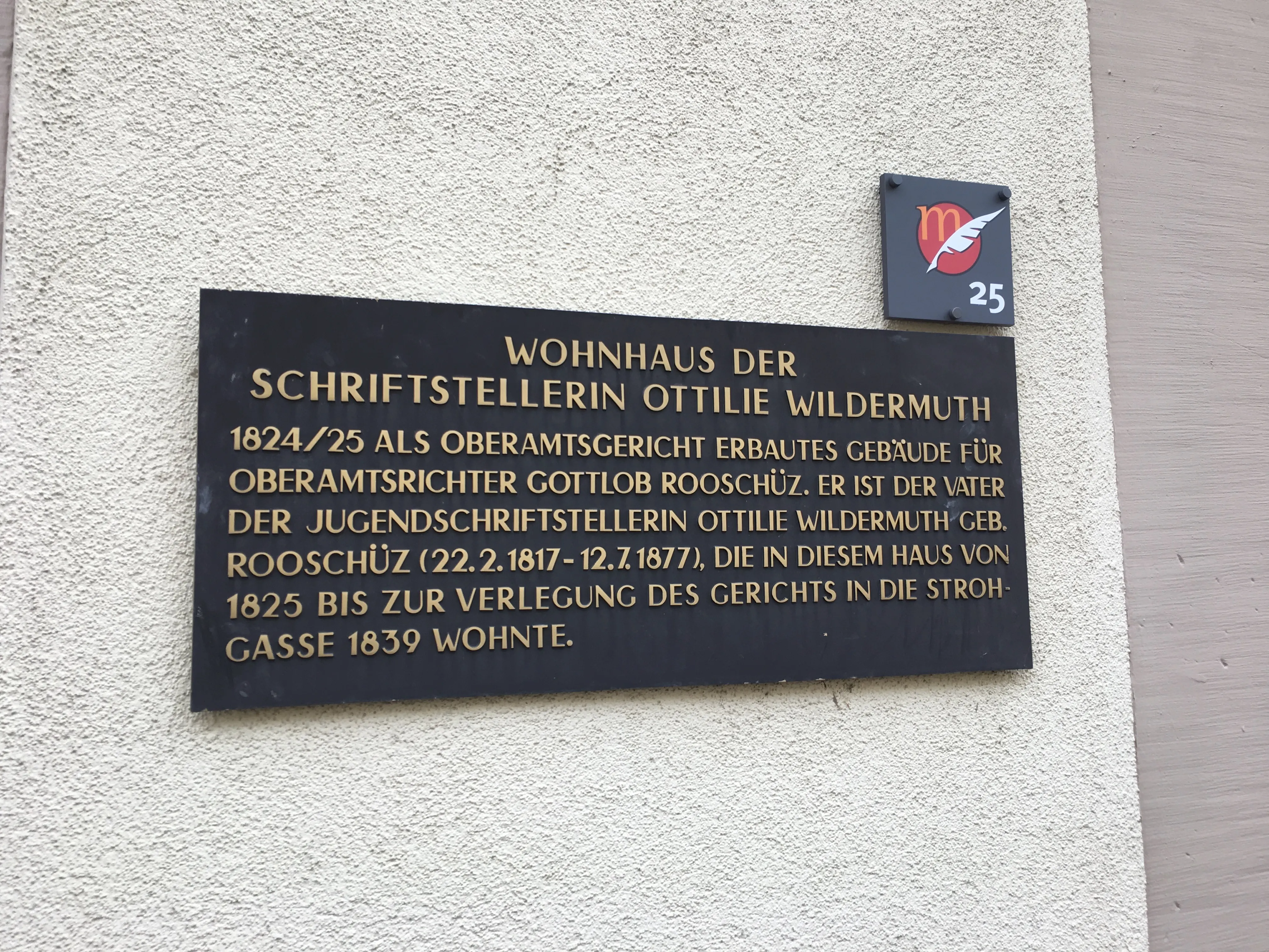 The Wildermuth presence in Marbach — 2018