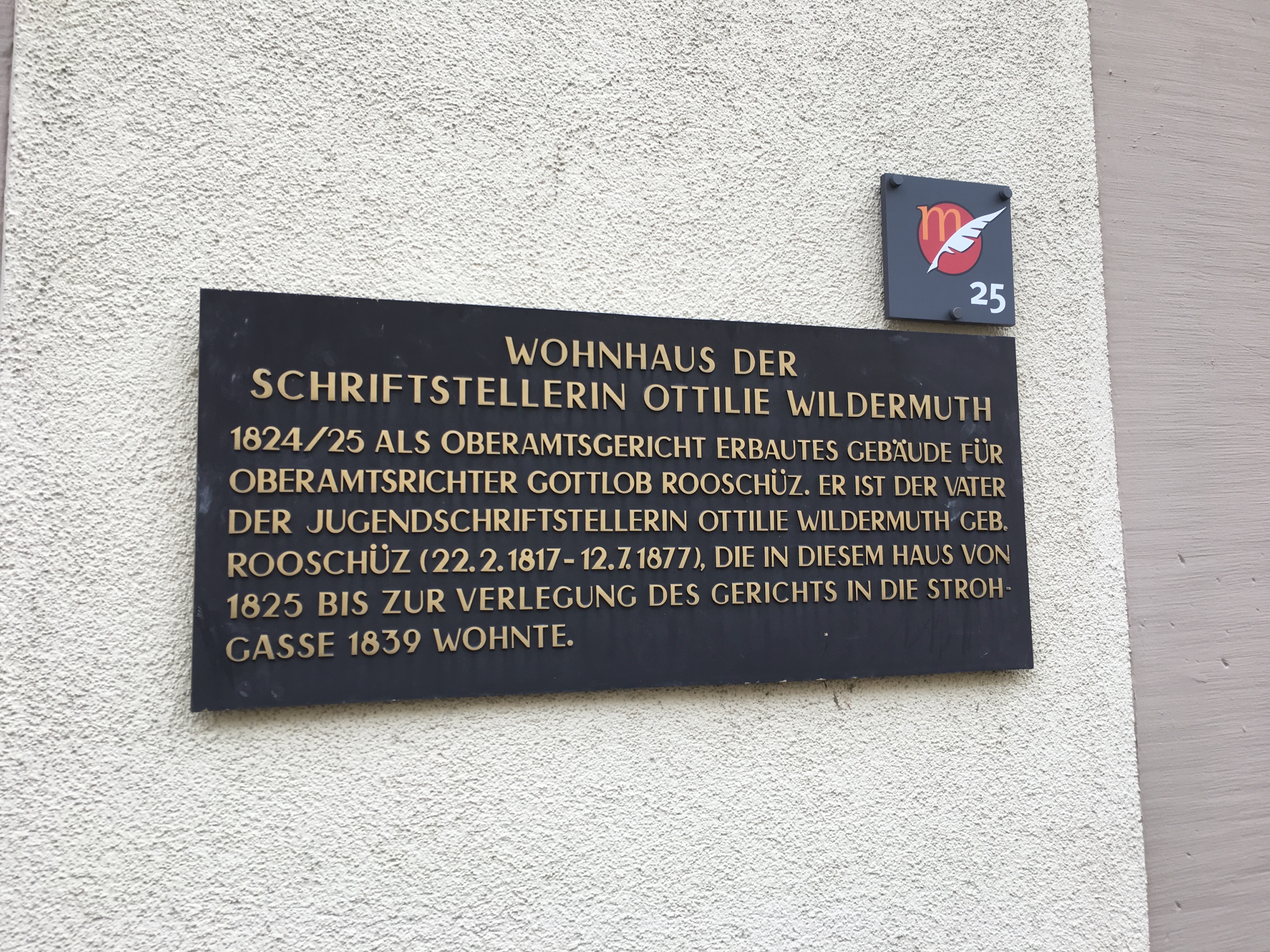 The Wildermuth presence in Marbach — 2018