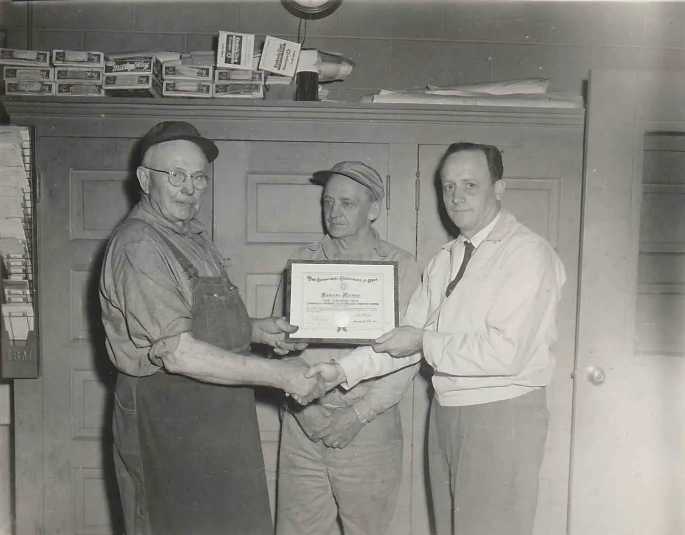 Industrial Commission of Ohio Special Award — Wildermuth Family Archive, c. 1940s–1960s