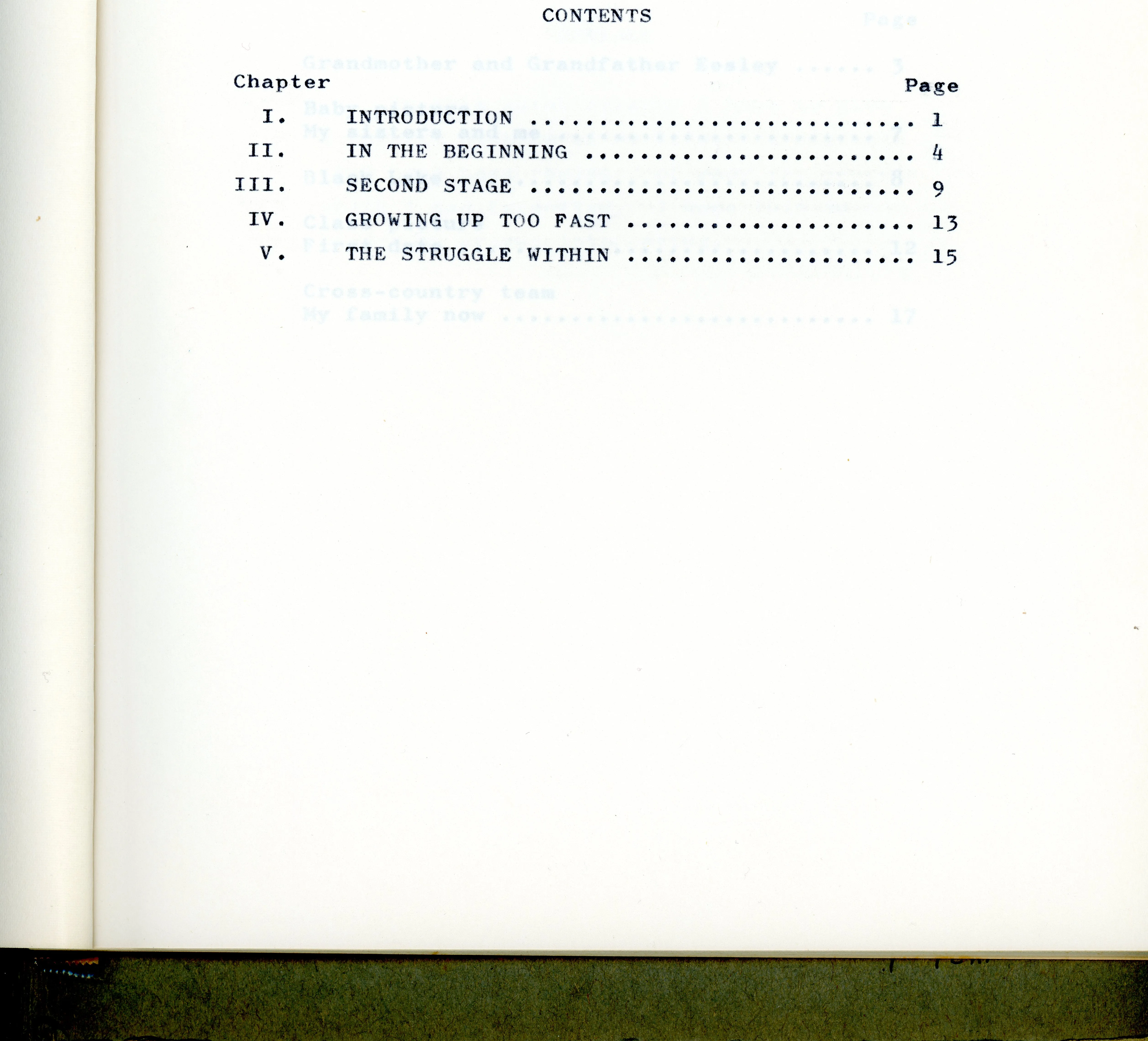 My Mother's Favorite Son — Charles Eesley's 12th-Grade Autobiography (c. 1964–1965) — scan 3