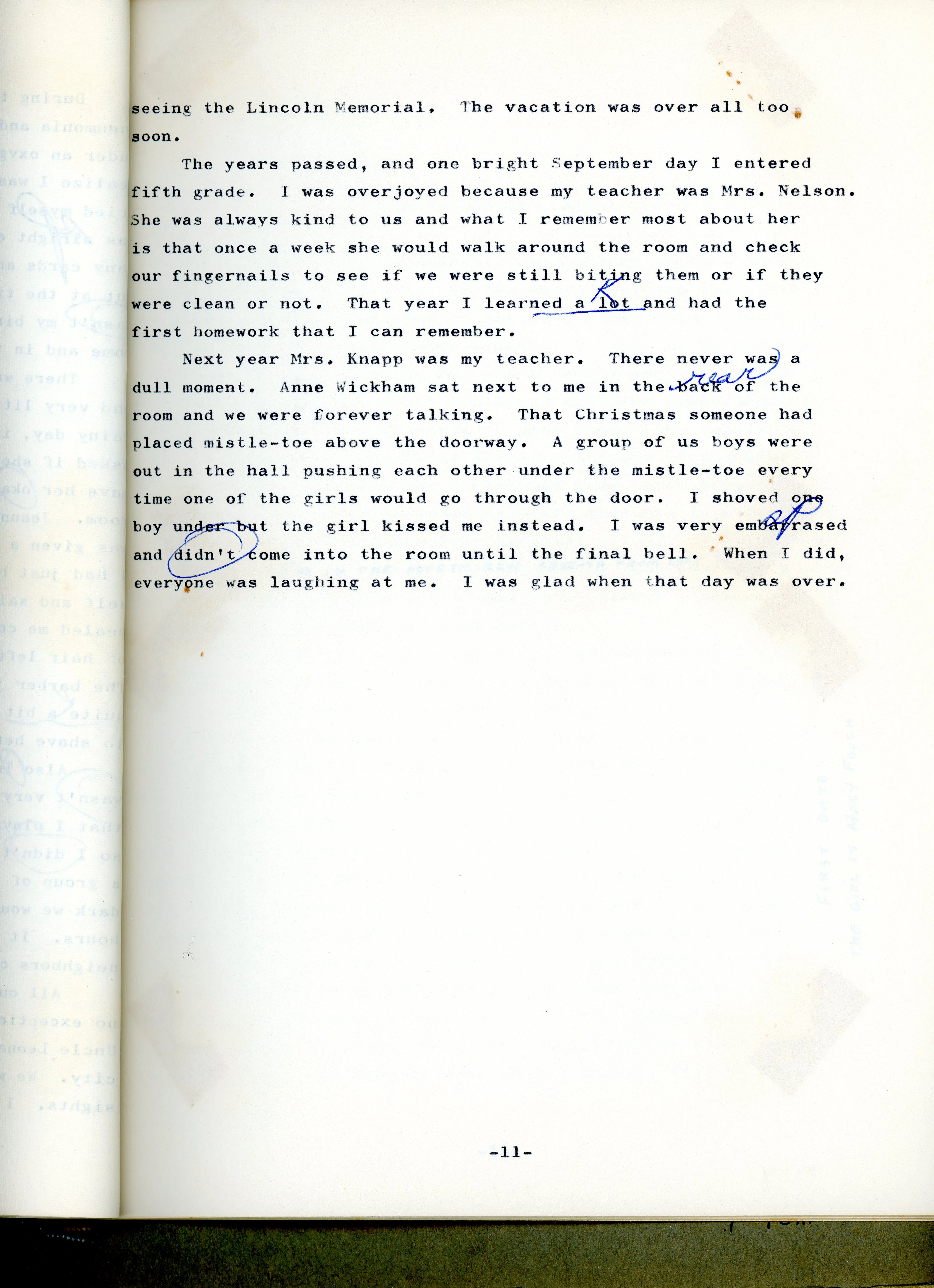 My Mother's Favorite Son — Charles Eesley's 12th-Grade Autobiography (c. 1964–1965) — scan 16
