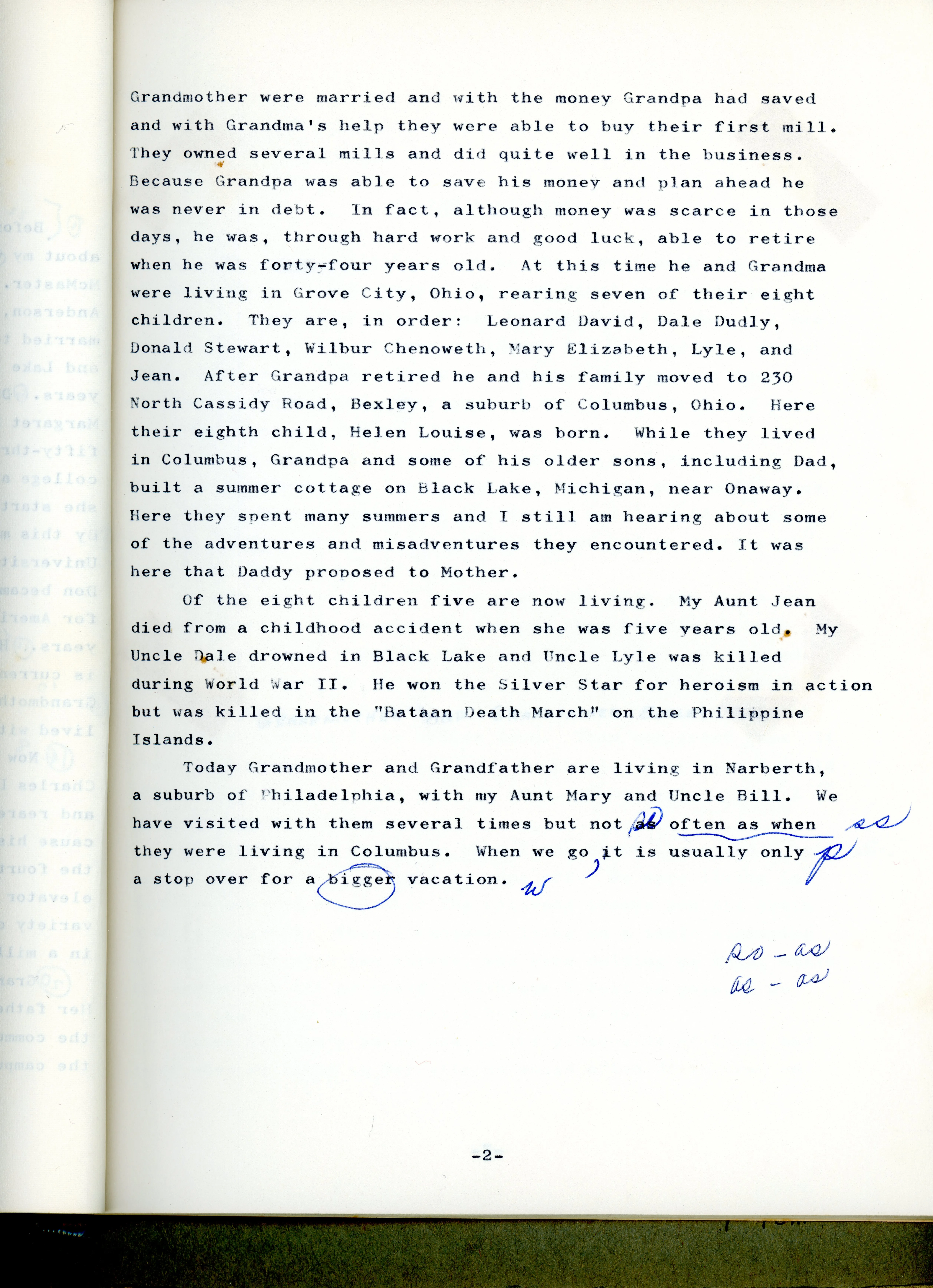 My Mother's Favorite Son — Charles Eesley's 12th-Grade Autobiography (c. 1964–1965) — scan 10