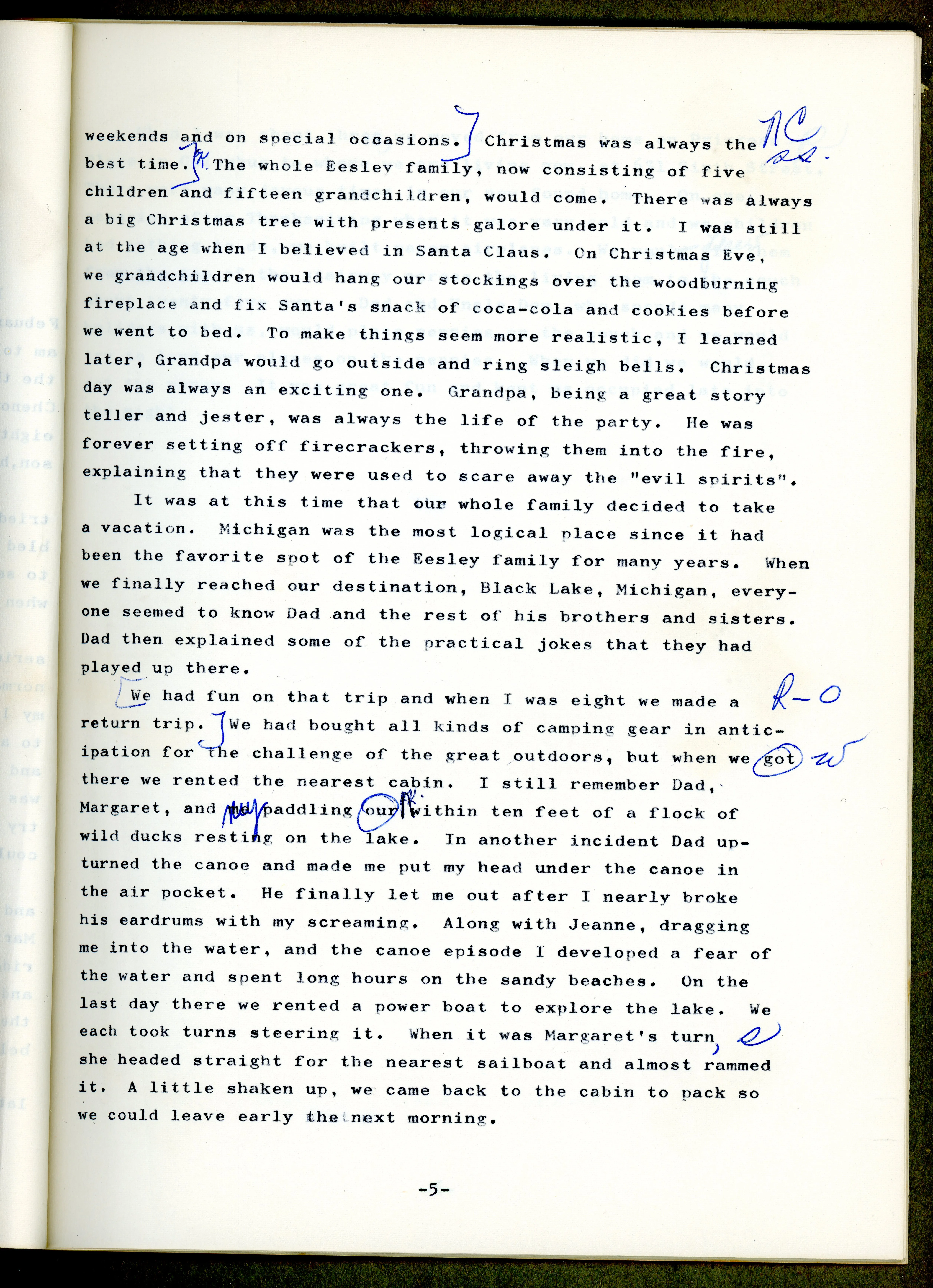 My Mother's Favorite Son — Charles Eesley's 12th-Grade Autobiography (c. 1964–1965) — scan 12