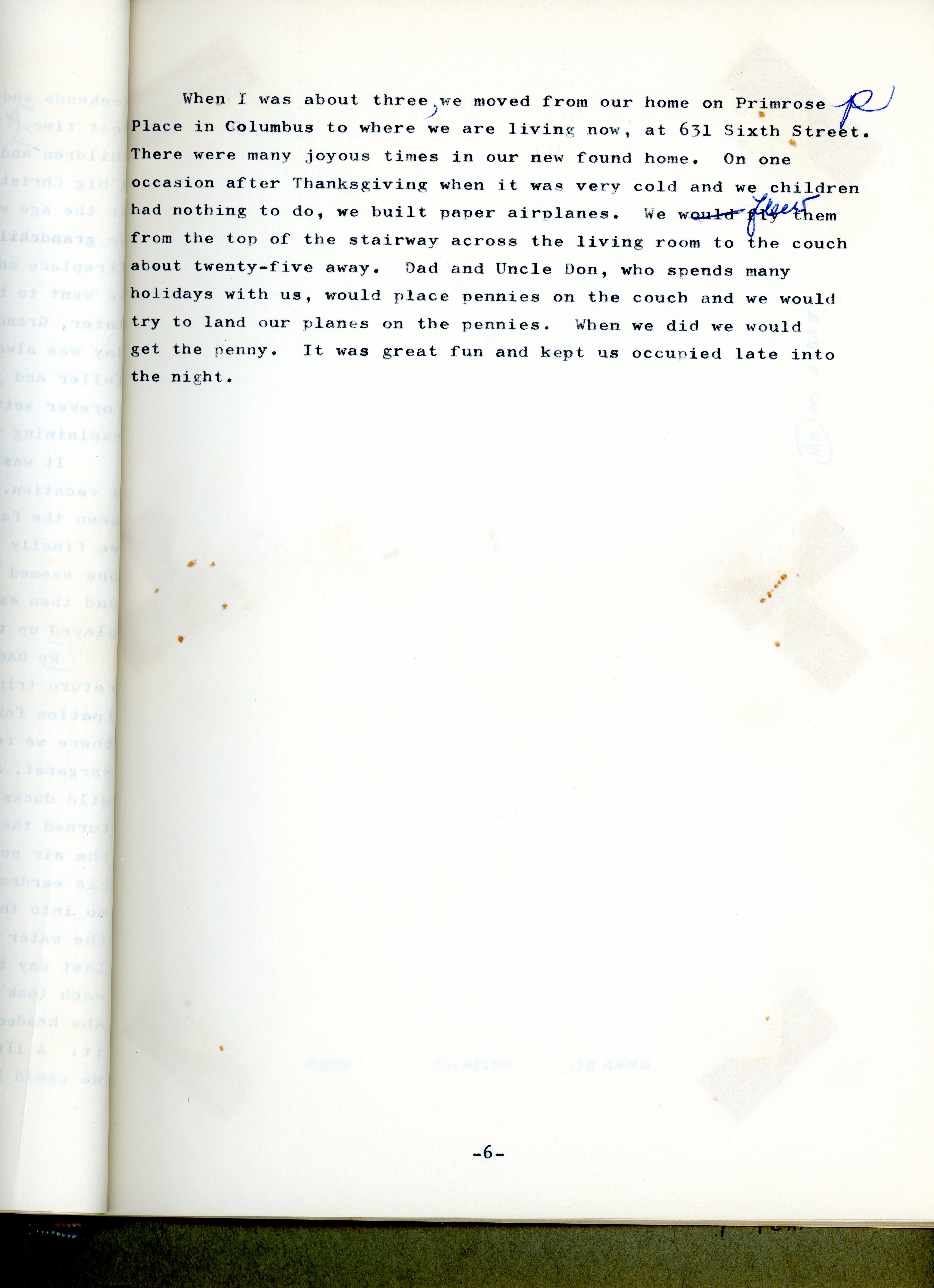 My Mother's Favorite Son — Charles Eesley's 12th-Grade Autobiography (c. 1964–1965) — scan 13