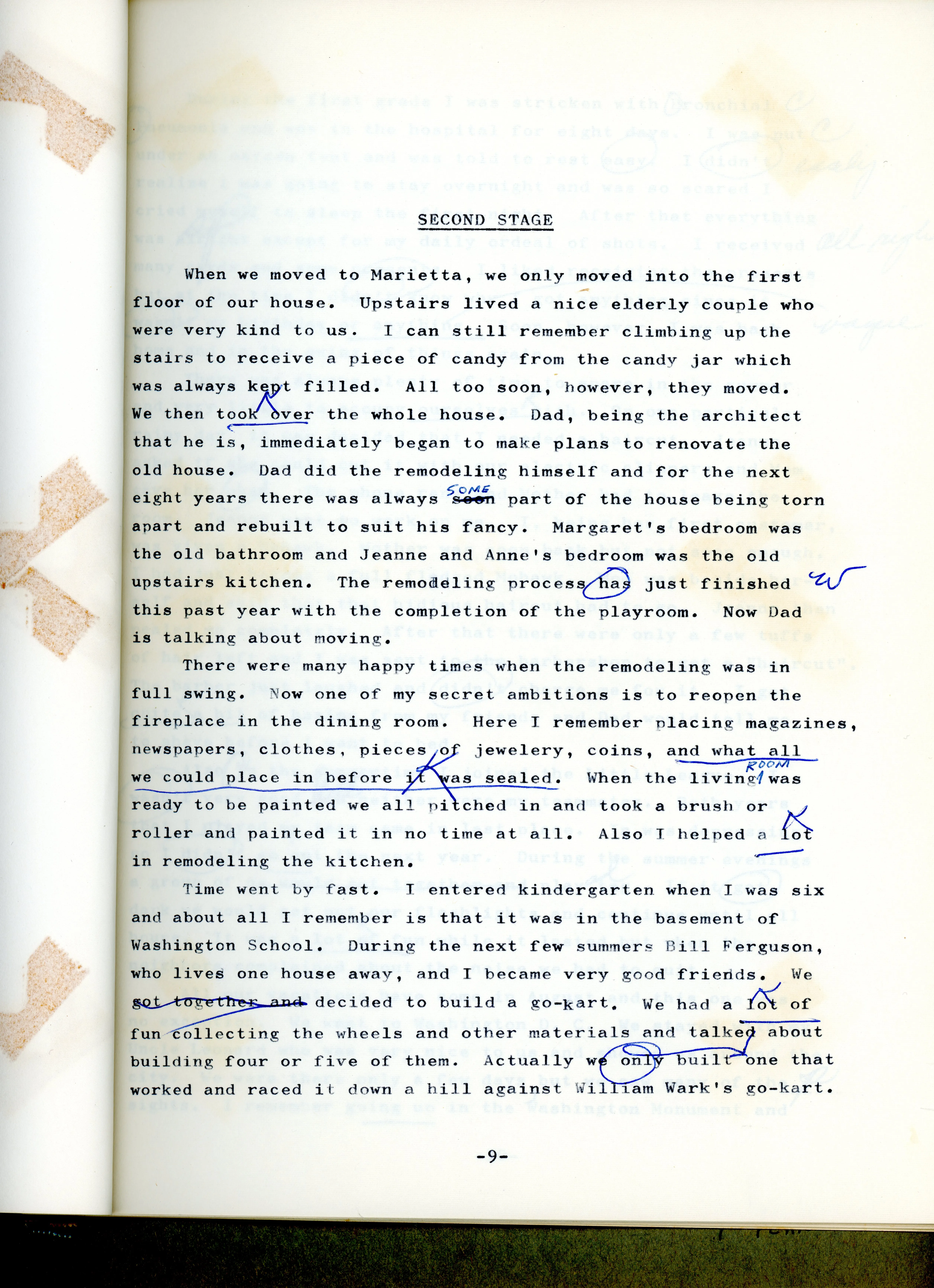 My Mother's Favorite Son — Charles Eesley's 12th-Grade Autobiography (c. 1964–1965) — scan 14