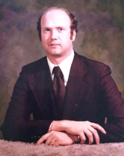 Charlie Eesley — formal studio portrait, c. 1972, Annapolis area (tentative)