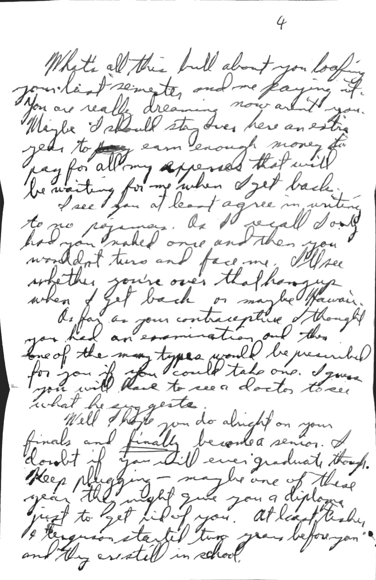 Letter to Terrie, c. January 1971 — the Da Nang base, marijuana, and GI life — scan 3