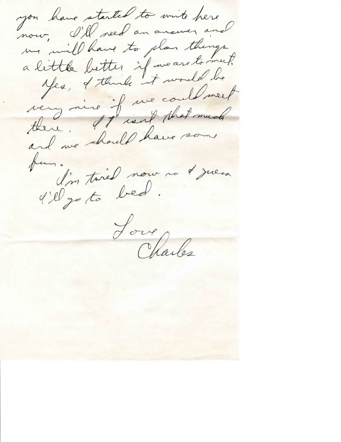 Letter to Terrie, 24 February 1971 — five days in, and the cost of R&R — scan 2
