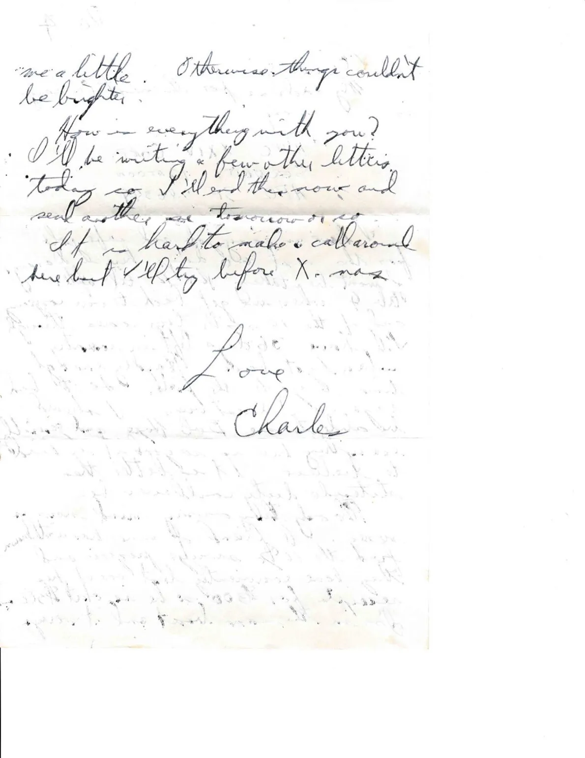 Letter to Terrie, 4 December 1970 — sixty days on the XXIV Corps security platoon in Da Nang — scan 2