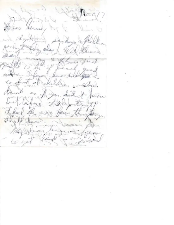 Letter to Terrie, 17 August 1970 — beach guard, and a few things she should know — scan 1
