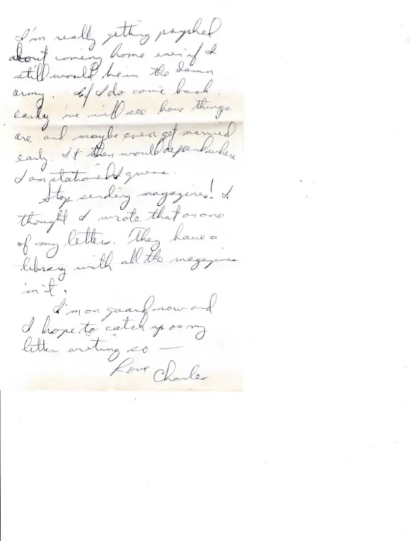 Letter to Terrie, 28 December 1970 — the 10-month-tour rumor, a scare that was a lie, and 'maybe even get married early' — scan 2