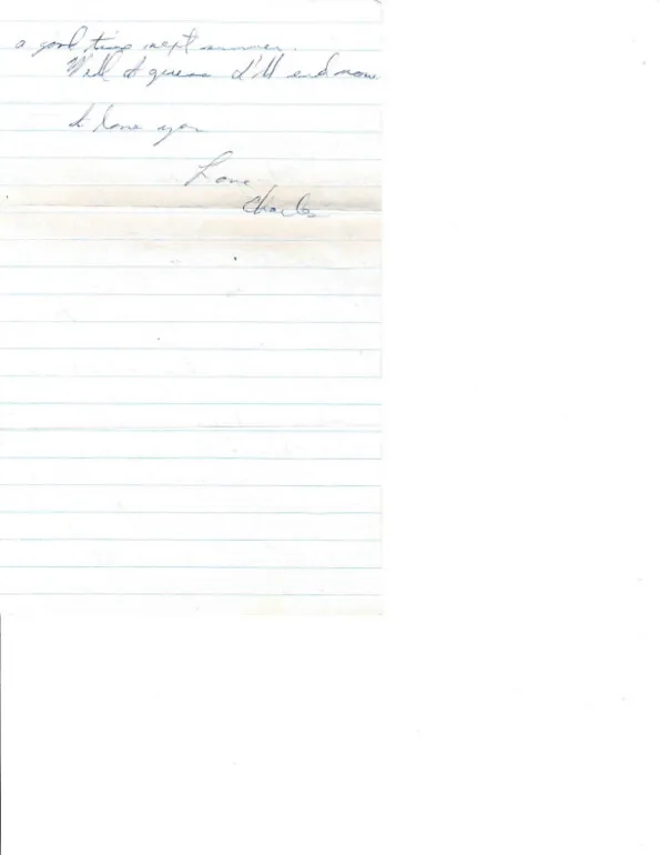 Letter to Terrie, 19 October 1970 — 160 days in, mailing out by chopper, and 'maybe we can have a good time next summer' — scan 2