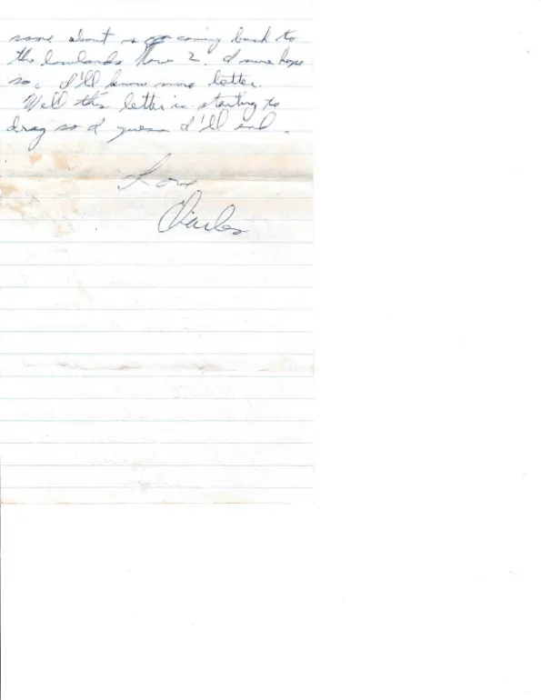 Letter to Terrie, 20 October 1970 — the apartment question, and 'you still get the most letters' — scan 4