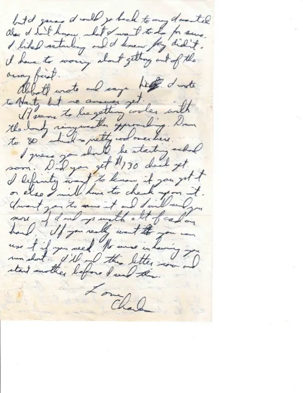 Letter to Terrie, 7 September 1970 — the firebases evacuate for the monsoon, and honeymoon ideas — scan 2