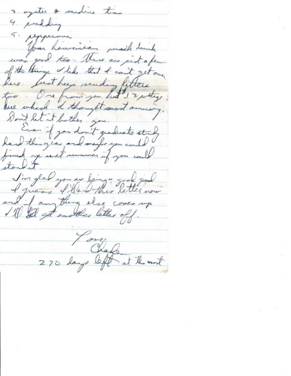 Letter to Terrie, 14 September 1970 — the 50-day streak of no contact broken, and 'a terrible, cruel business' — scan 4