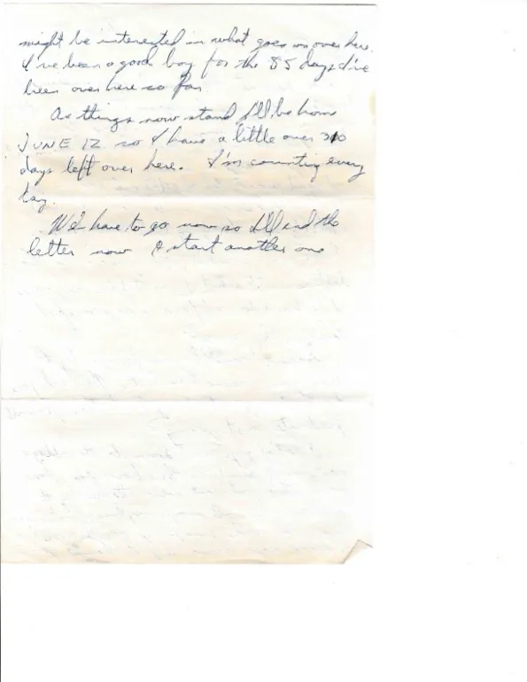 Letter to Terrie, 5 August 1970 — a beach day, and what happened when some guys went to the village — scan 2