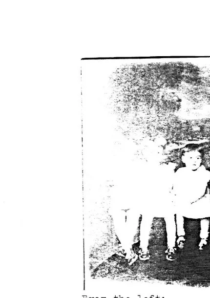 The Three Davis Sisters — Mary (5), Dorothy (4), Betty (3), c. 1929