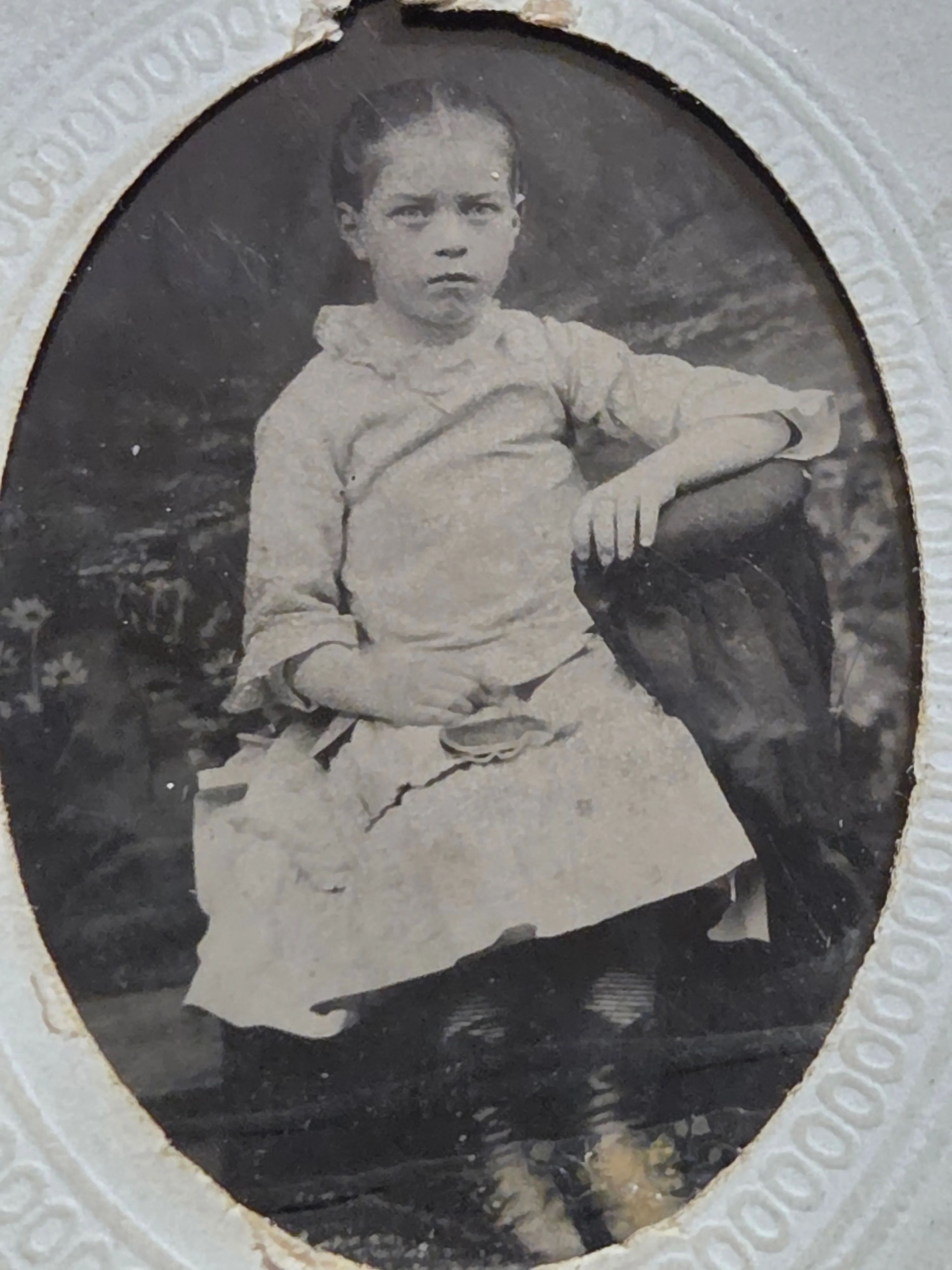 Lillie Dale Chenoweth as a child, c. 1881-1884