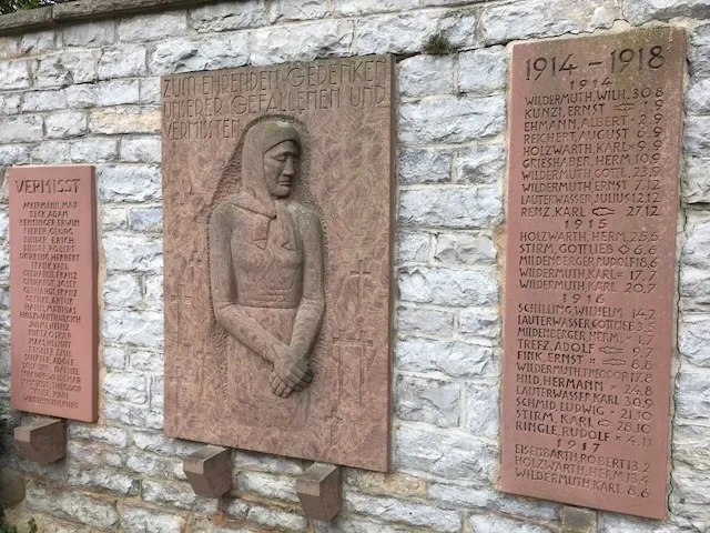 The Rielingshausen War Memorial — the Wildermuths Who Stayed (1914–18 & 1939–45)
