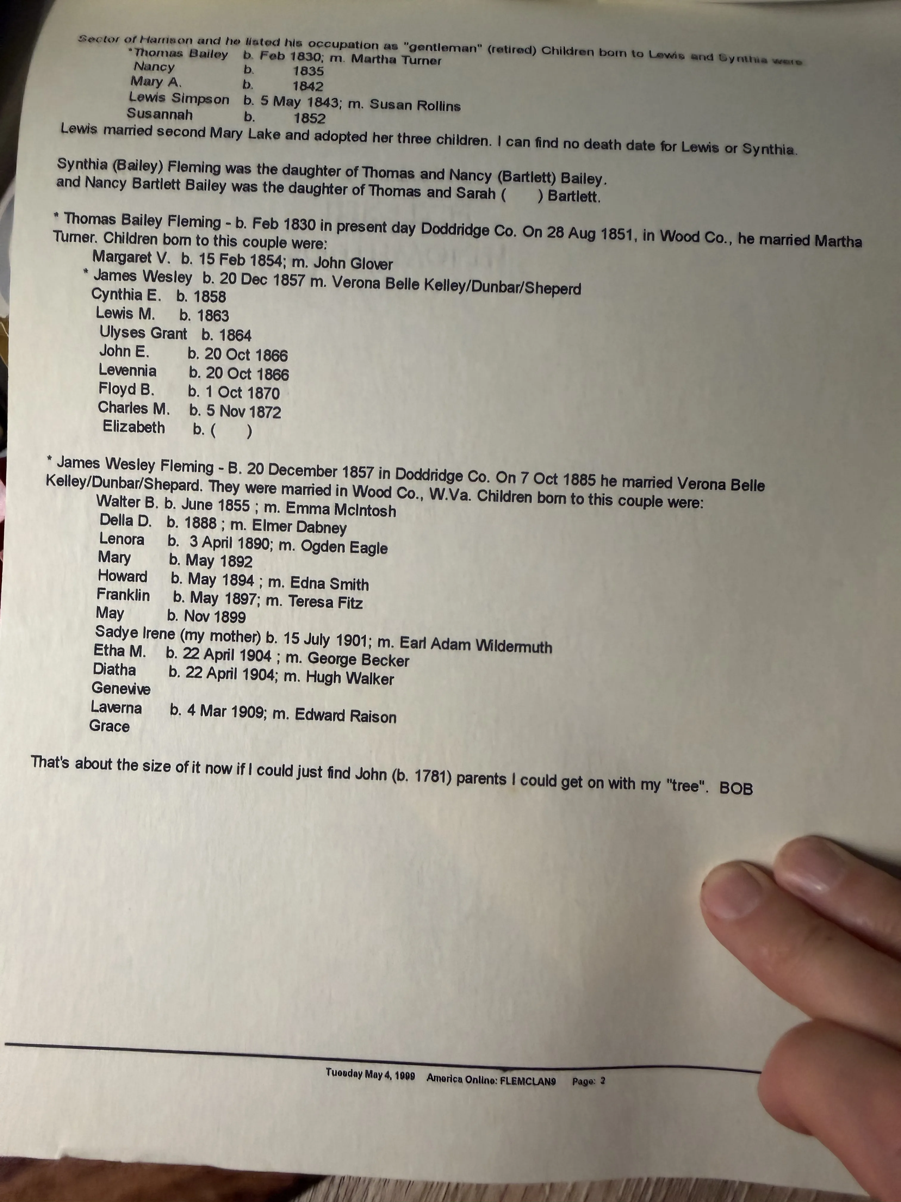 "So many Johns" — the email of 6 May 1998, six months before the retraction