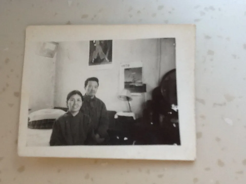 Two early black-and-white Zhou–Li family photographs, c. 1960s–70s