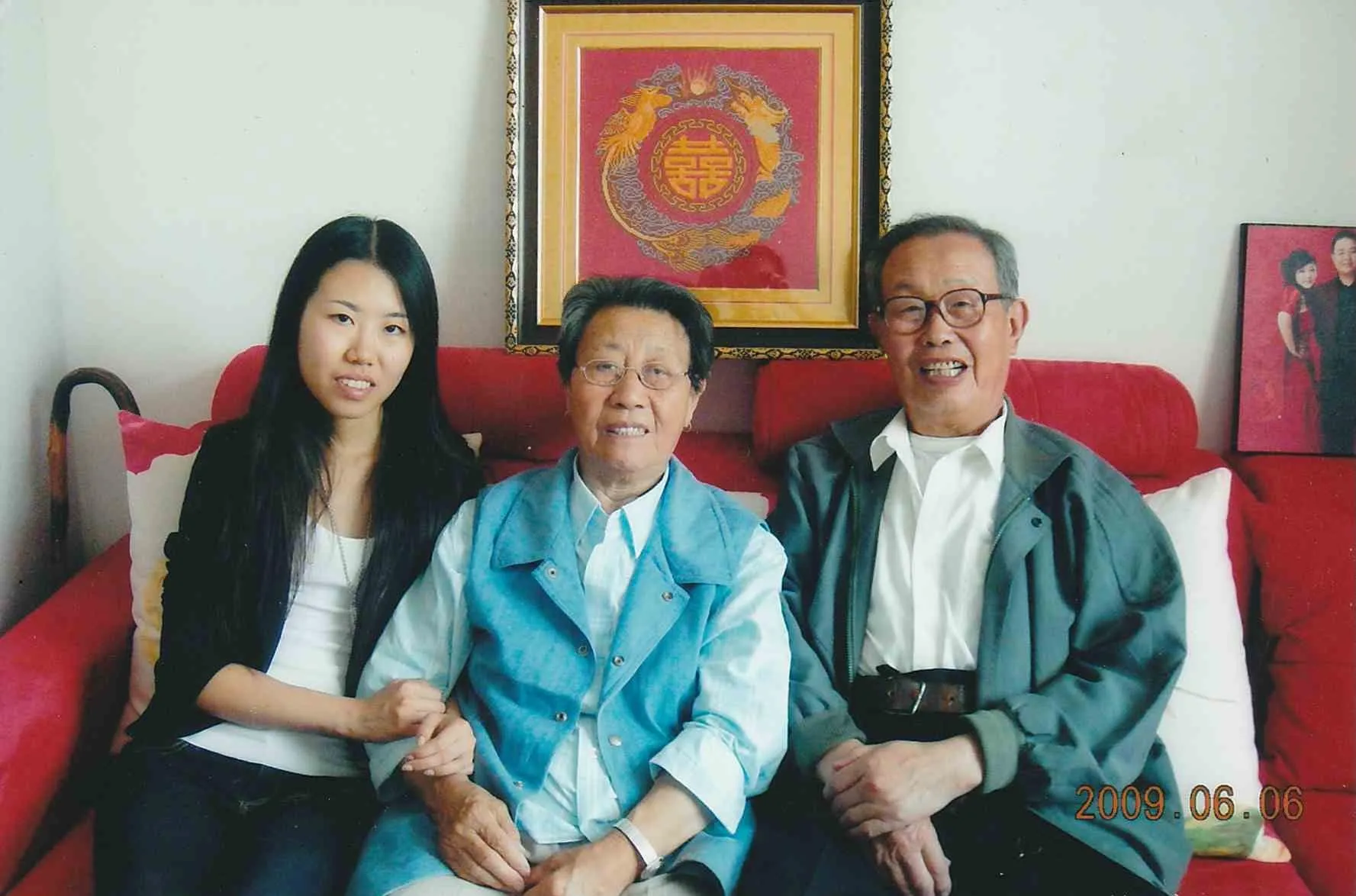 Three generations on Lijie's maternal side — Qingdao, 2009